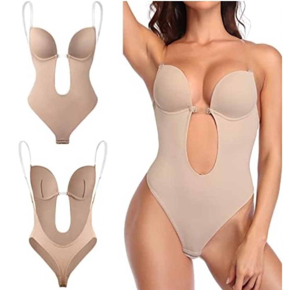 Body Form Size 38/XL SIZE A/B Convertible Bodysuit